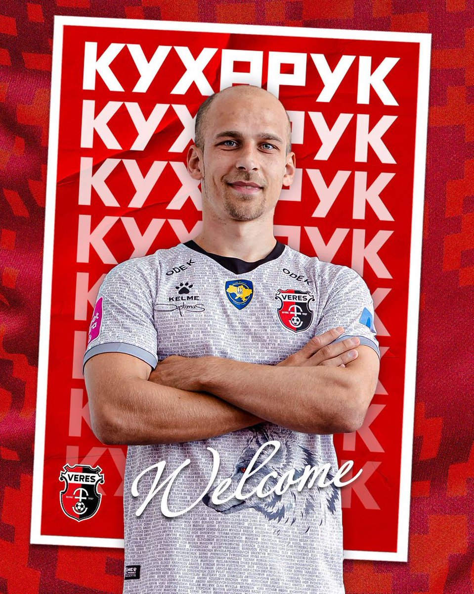 transfermarktUA's tweet photo. Andriy Kukharuk joins Veres Rivne

Position: central midfielder and attacking midfielder
Fee: without
Former club: Inhulets Petrove
Nationality: Ukraine
National team matches: none
Additional clauses: none https://t.co/ClumLqh55j