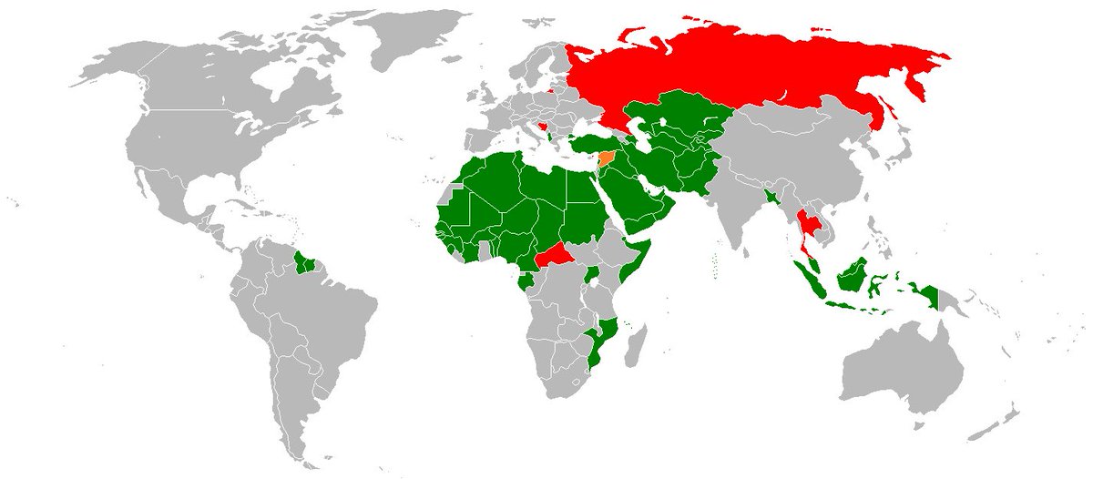 visegrad24's tweet photo. BREAKING:

The OIC, an organization of 57 Muslim states, calls for a new international law that would prohibit desecration of the Quran.

An emergency meeting was held in Saudi Arabia after an Iraqi burned the Quran in Sweden.

Sweden’s NATO membership is now in danger.

🇸🇪🇹🇷 https://t.co/ok1eMdveO5