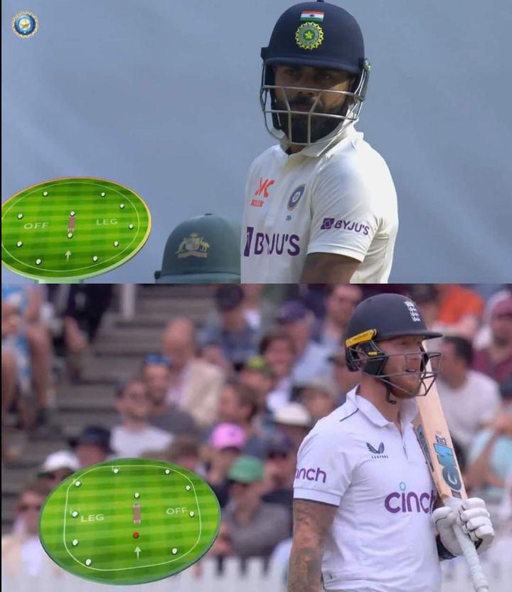Australia field placement against two greatest clutch player in the history of Cricket.
#Ashes23   #ENGvsAUS 

Virat Kohli and  Ben Stokes 🤍