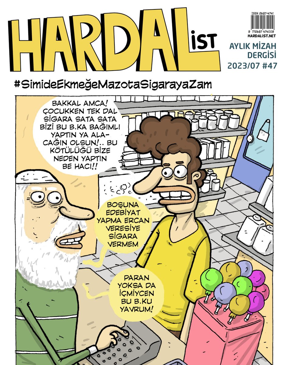 hardalistdergi's tweet image. #SimideEkmeğeMazotaSigarayaZam

Hardalist Mizah Dergisi Temmuz sayısı ile sizlerle. Yine dopdolu yine ücretsiz! Zam Yok!..

hardalist.net/hardalist-miza…

#hardalistdergi #mizah #mizahdergisi #karikatür #cartoon #zam #temmuz