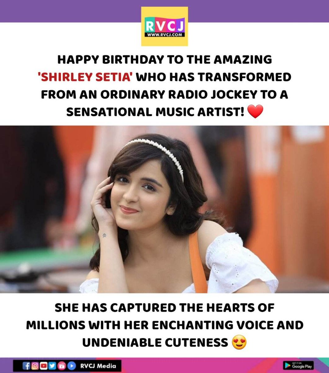 rvcjmovies's tweet photo. Happy Birthday Shirley Setia 

#shirleysetia #rvcjinsta #rvcjmovies @ShirleySetia https://t.co/sqz2PwlJUD