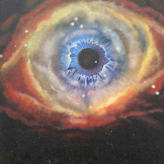 In the Dark Night, I discerned a great feminine form: a Cosmic Woman, darker than the Darkness, clothed in stars and radiating brilliance. Then She opened an eye and looked on me. And in Her eye were Worlds turning, innumerable galaxies, swirling in the deeps of the Cosmic Ocean.