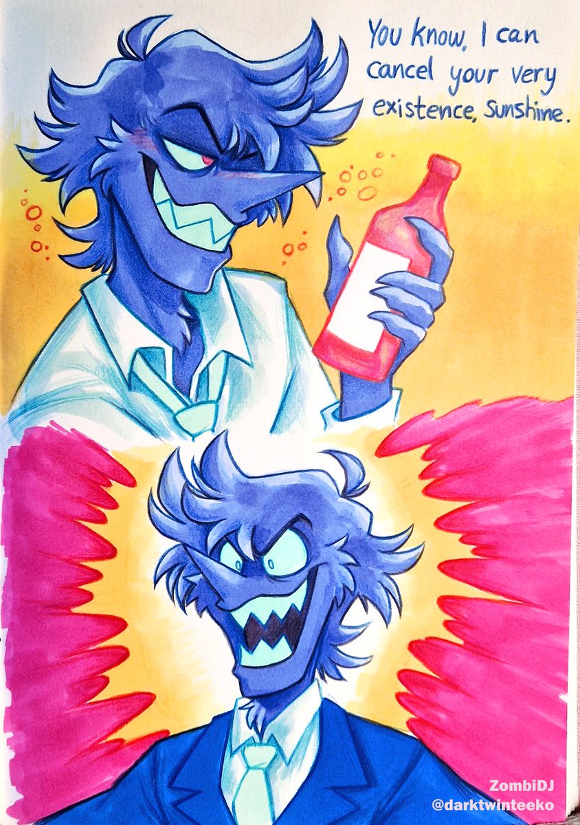 DarkTwinTeeko's tweet image. &quot;I&apos;m the one who OWNS this this City!&quot;

#Locky #addisona #IntotheSpamverse