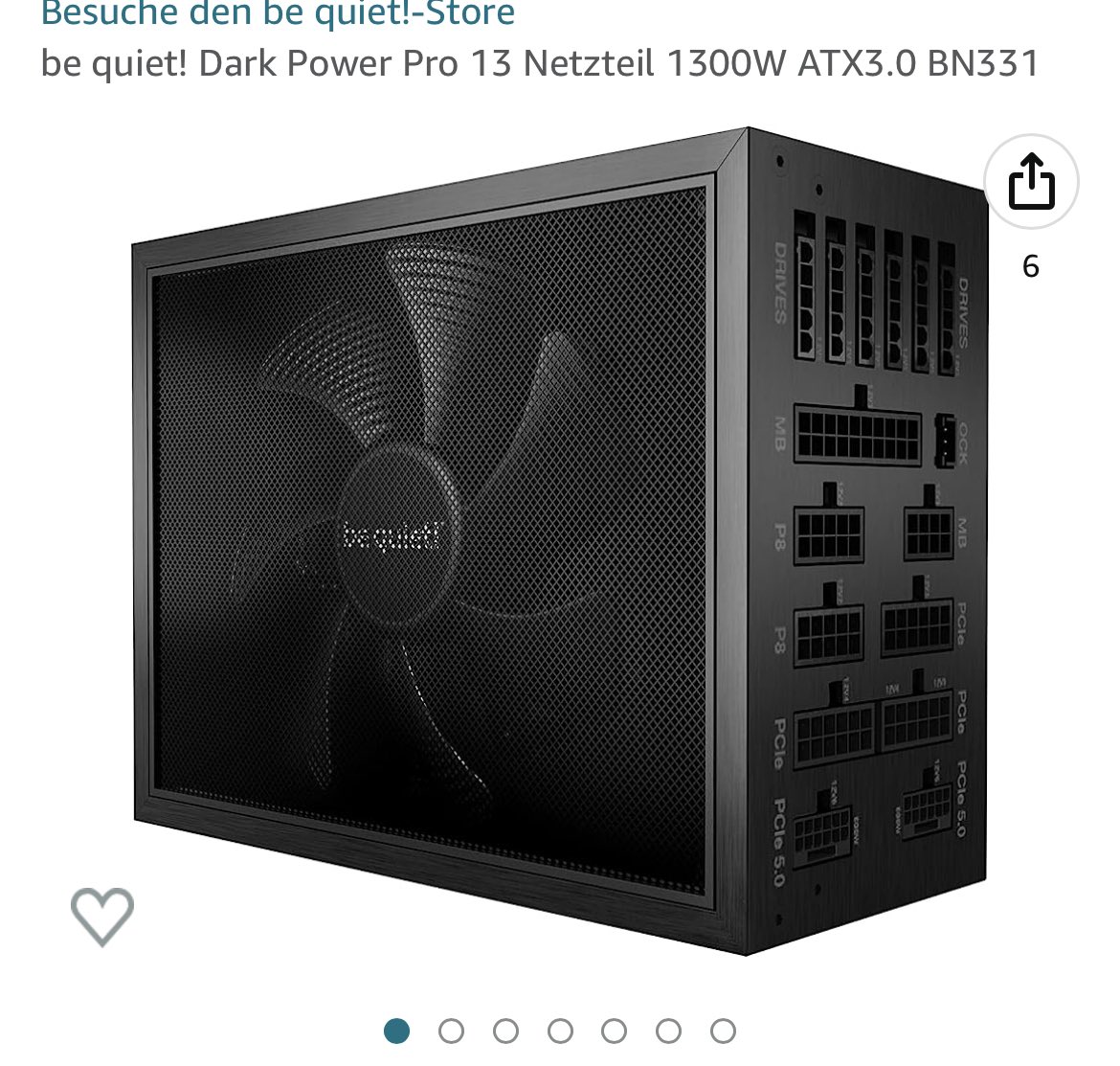 An die Pc Experten unter euch 🤓
Mein Netzteil BeQuiet Dark Power 11 1000W hat den Geist aufgegeben 😅
Jetzt bräuchte ich einen Ersatz und dachte an das BeQuiet Dark Power 13 1300W (Da ich 3 PCIe Anschlüsse brauche) 
Würde das als Ersatz funktionieren? 🤔
<a href="/bequietofficial/">be quiet!</a>