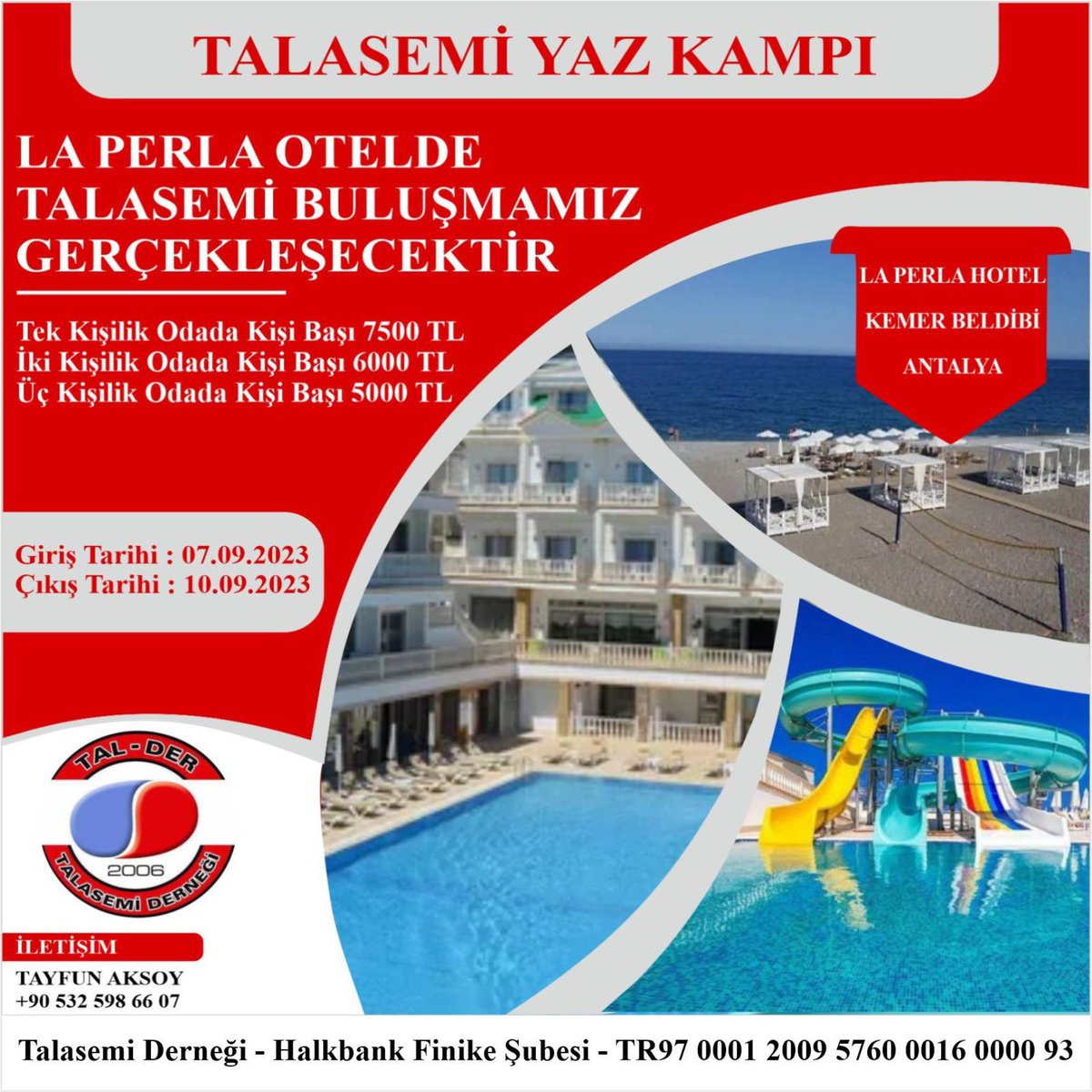 taloder's tweet photo. Talasemi Yaz Kampı,
 Antalya Kemer Beldibi’nde başlıyor. https://t.co/TMPprl08TC