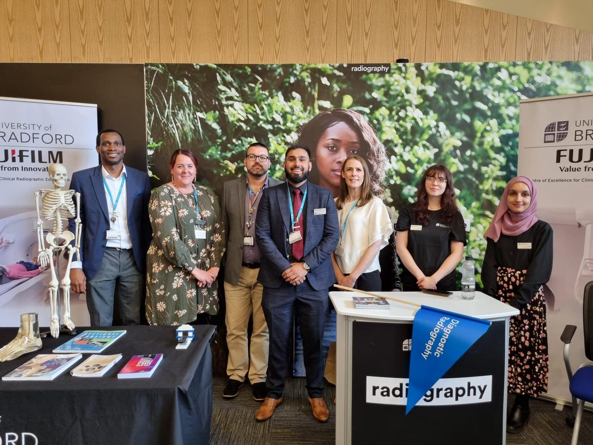 Great open day at University of Bradford yesterday with my Radiography team &amp; student ambassadors 👐 <a href="/u/">u</a>