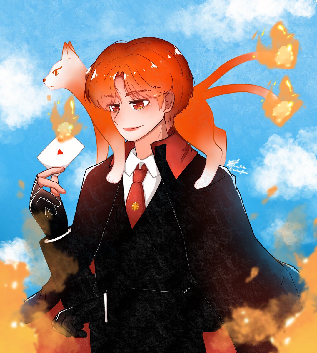 GalleryYumii's tweet photo. TXT - Reborn AU

Taehyun Sky Flame 🔥☁️🐱

#TXTfanart #โมอาร์ตติส https://t.co/Zbso7jFcKZ