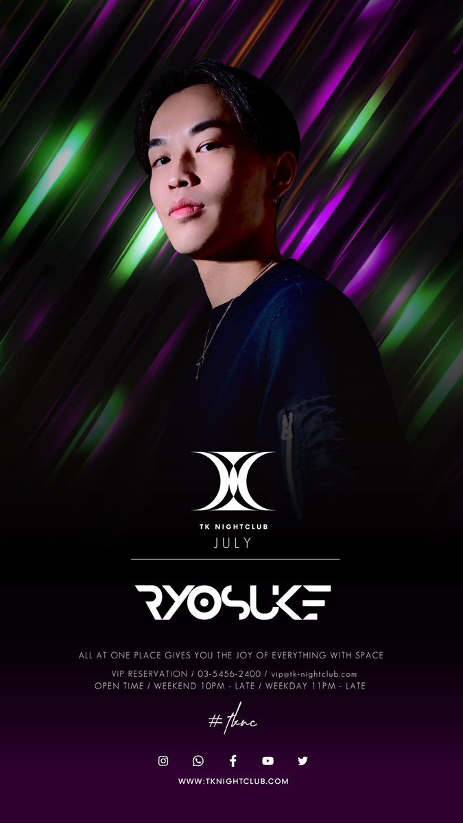 明日から月曜日新メンバーで
お待ちしてます！
#tk #渋谷 #club #クラブ