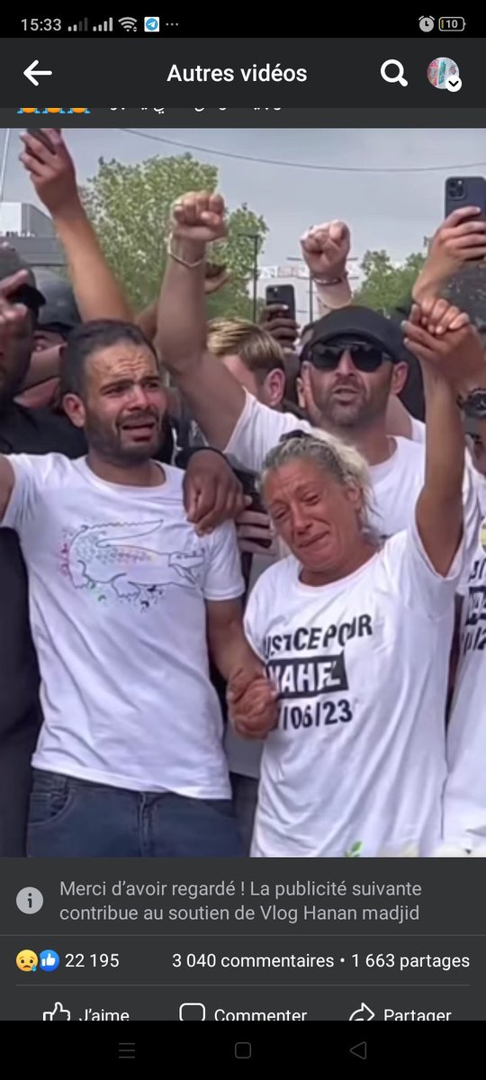 العدالة ...
الشركة الفرنسية تقتل طفلا ببرودة دم و تعمق مفهوم فرنسا العنصرية تجاه سكان الضواحي.
#نائل 
#Nahel