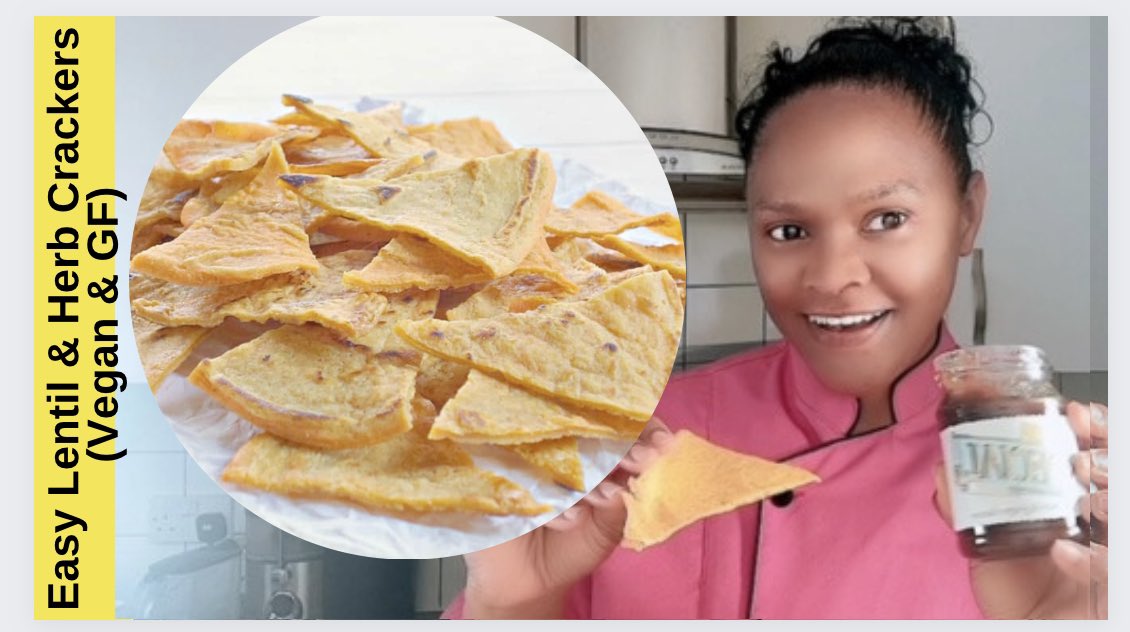 KirlySueKitchen's tweet image. How to make lentil crackers / chips
Click here now for the recipe video 
➡️ youtu.be/pGsUXUWdBvg
#lentil #RecipeOfTheDay #recipeoftheweek #retweet #vegan