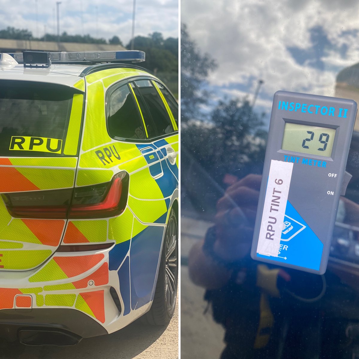 WiltsSpecOps's tweet image. #RPU stopped the Range Rover off the M4 to check the window tints as they looked dark.
Further checks reveal both occupants are wanted by immigration for illegal entry to the UK, no driving licence or insurance. 2 #arrested and vehicle seized