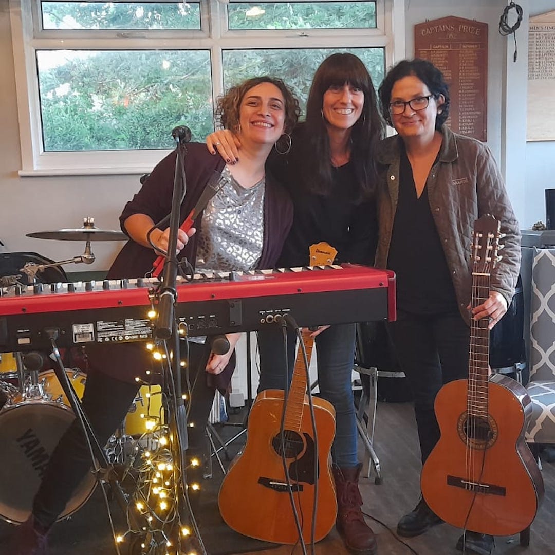 3argentinas's tweet photo. Lovely to play last night with drummer Nati Gavazzo at the Laura’s Lounge at Elmwood Lawn Tennis Club (NW10). Thank you so much Laura Matthews for inviting us, and everyone for creating such a special night! Video coming soon!
Photos from our dearest Cris, Gus &amp; Ana xxx https://t.co/mNU3Q7a76t
