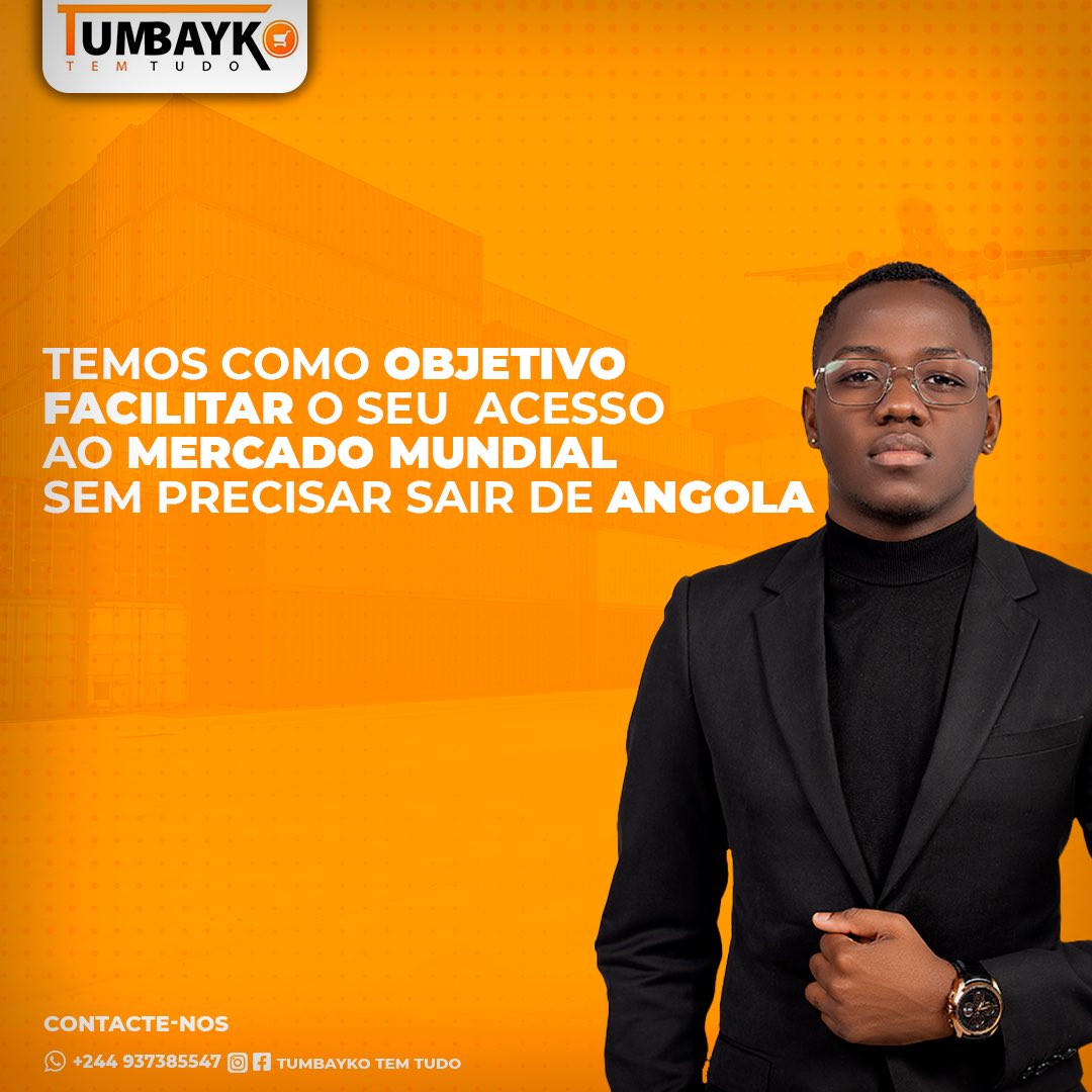 - O importante não é vencer todos os dias, mas lutar sempre, até porque a nossa maior fraqueza está em desistir.

- Apresento-vos a minha primeira empresa de importações. 
instagram.com/tumbayko_tem_t…