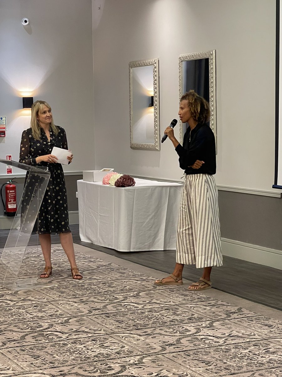 Great to hear <a href="/serenabob/">Serena Kersten - MBE</a> talking about #netballHer and how it will influence her coaching. <a href="/thewellhq/">thewellhq</a> #swoneawards23