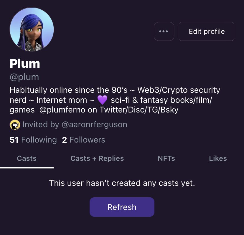 Plum tweet media