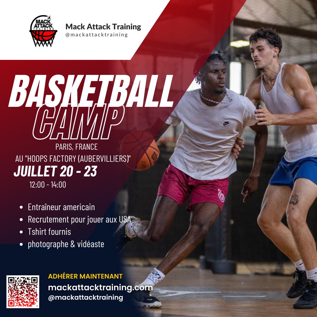 mackattackprep's tweet image. Mack Attack Paris Camp 🏀
mackattacktraining.com/paristrainingc…
.
#paris #basketball #france #ballislife