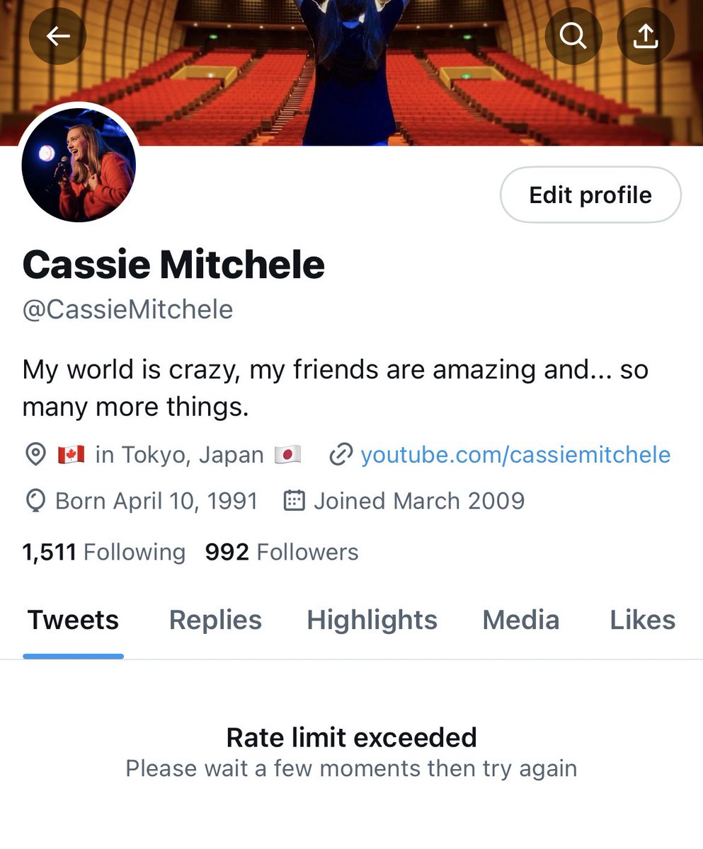 CassieMitchele's tweet image. Ummm… I can’t read my own tweets because I hit my limit????? #TwitterDead