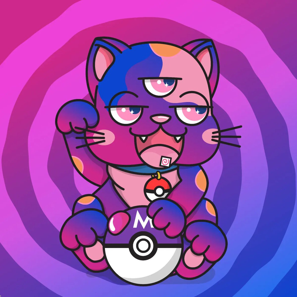 🛑 STOP 🛑 

There's something about this #Acidcat that’s different🔮!

You pause ✋and listen👂…

“Like♥️and RT 🔄 for good luck” said the Acidcat. 

Do you accept your mission ✅? 

GM☕️