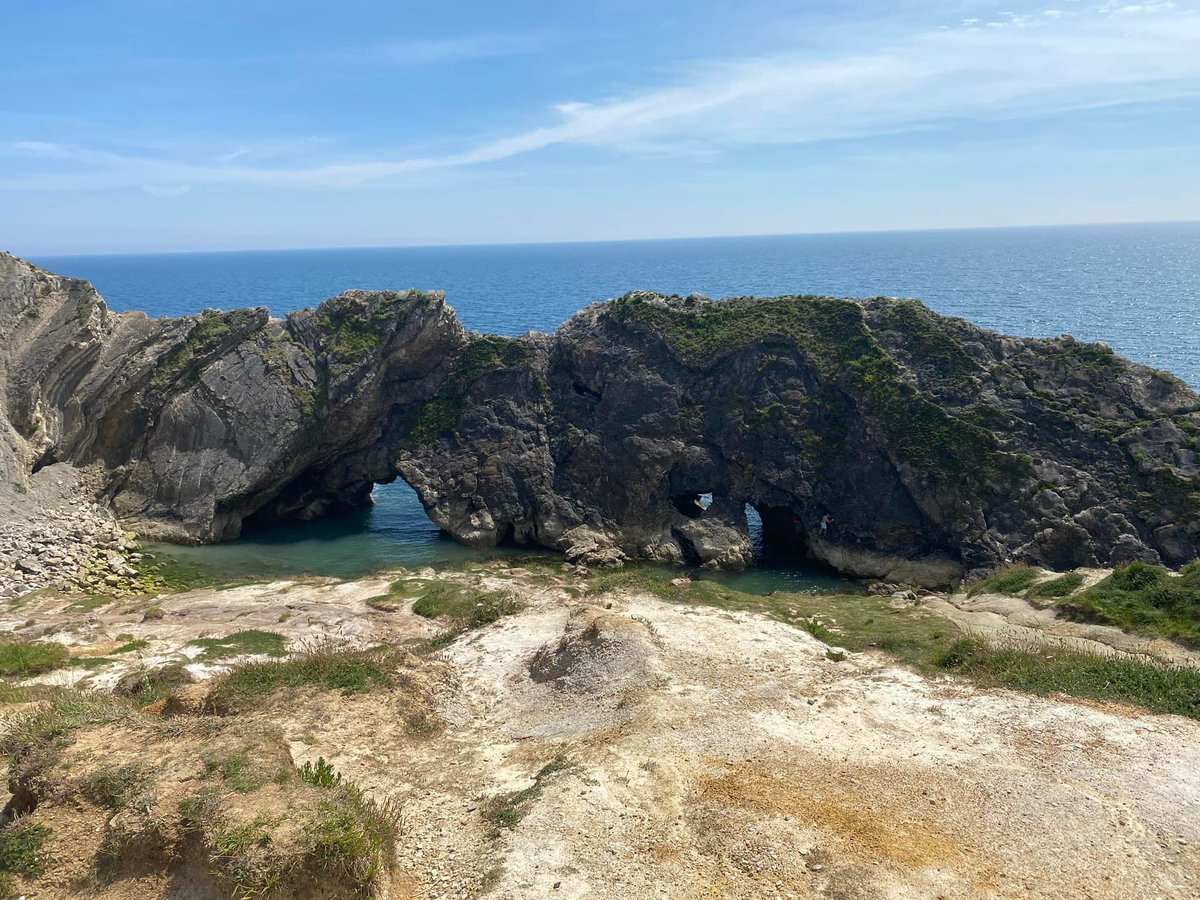 DHCRehab's tweet photo. Nightingale House went to Lulworth Cove for a sunny walk and sea glass hunting! 🐟 https://t.co/konH01BF5p
