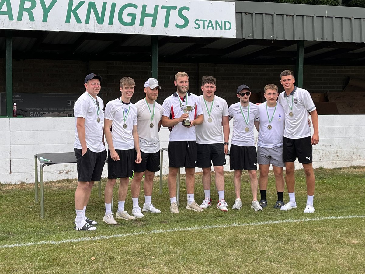 norton_athletic's tweet photo. 𝗖𝗛𝗔𝗠𝗣𝗜𝗢𝗡𝗦 🏆

The Millers win the @BecclesCaxtonFC 6 a side tournament 🤩

9 games played, 9 games unbeaten

@keeganmiddleton notching the winner in a tight final.

A great win with some very good sides involved! 

🟡🔵

#UpTheMillers https://t.co/bzMxbduOoJ