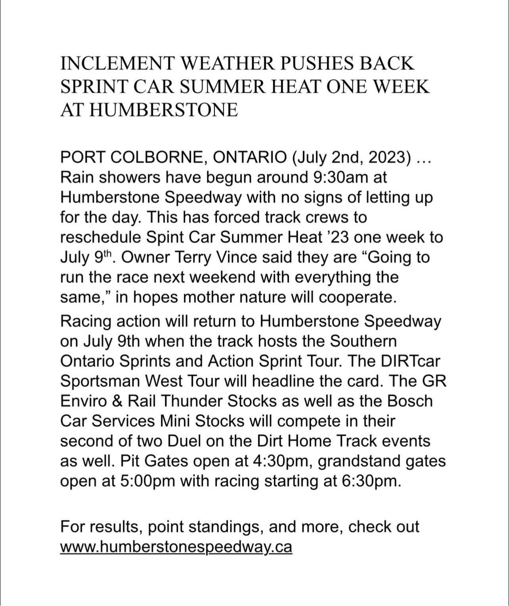 No racing at Humberstone today. We will be there next weekend instead!
