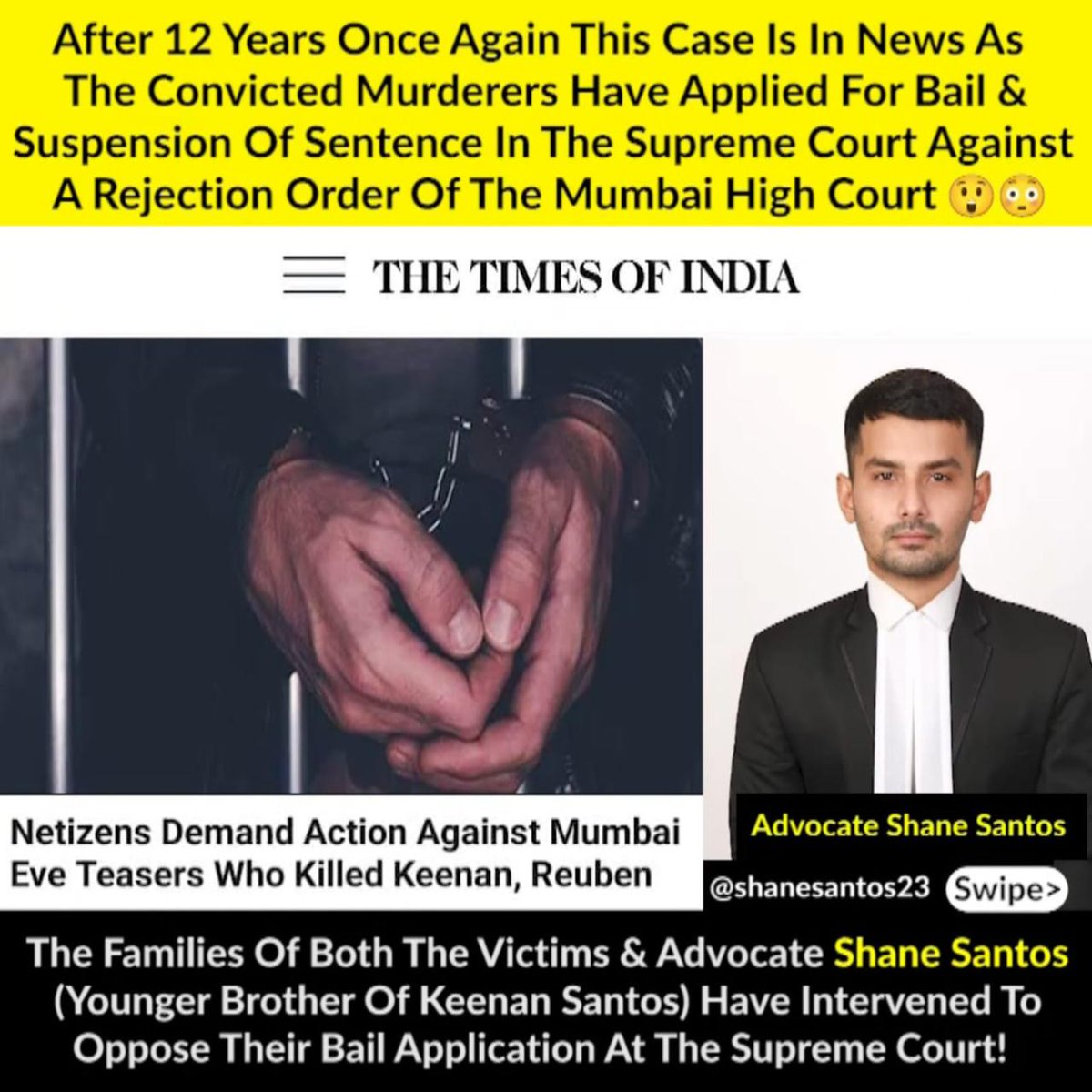 singharyan77's tweet photo. The plea for mercy fell on deaf ears when the victim's family intervened against  the killer's bail. Stand with them and demand justice for Keenan and Reuben! Justice For Keenan And Reuben https://t.co/piyCqWCQSv