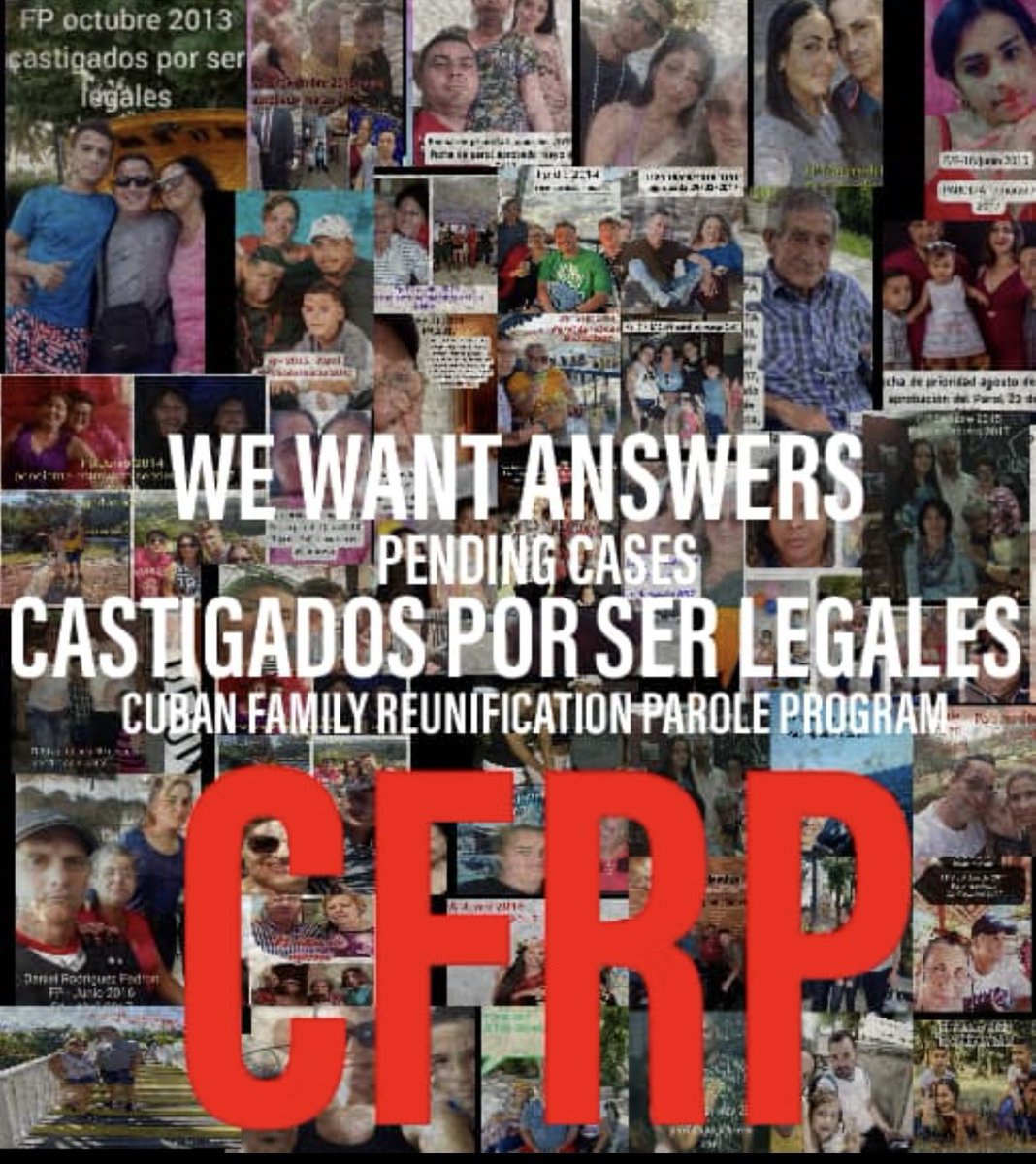 Casos pendientes de CFRP antes de cierre de la embajada aprobados y con todo pago😢

#CFRP
#castigadosporserlegales 
#nomaslimbomigratorio 
<a href="/POTUS/">President Donald J. Trump</a>