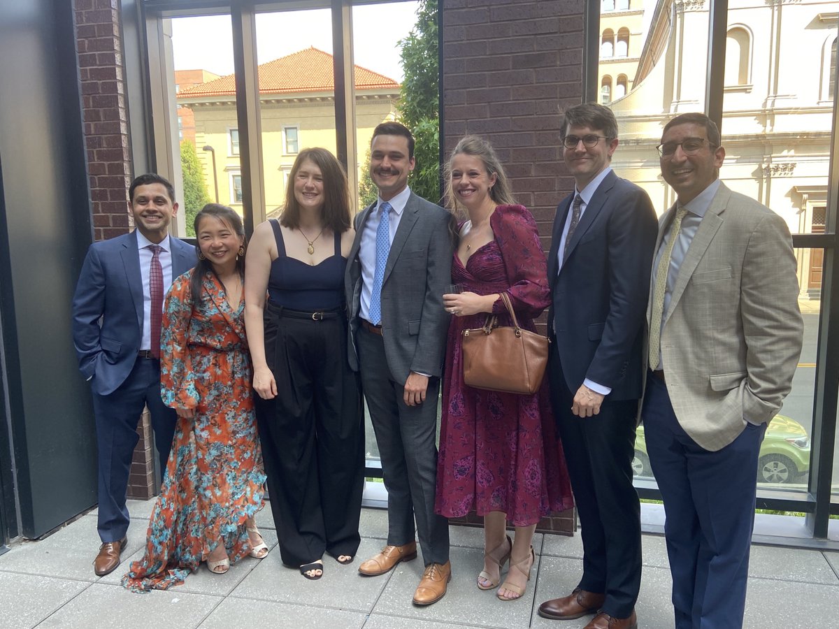 Now that we've survived our last #July1st of residency... Your @VUMCSurgRes 2023-2024 chiefs are🤩pumped🤩 to take on the year! Looking forward to tackling tough cases and learning a ton with this swell and good lookin' bunch @VUMCSurgery @kgallagher01 @nickparrish