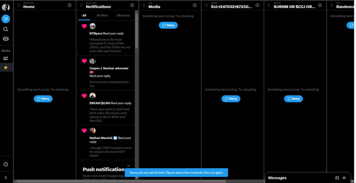 ronh_pm's tweet image. I remember that great business advice I received as a youth; "Make sure your product is unusable by its customers." What a fucking disaster.  #TwitterLimits  #TwitterFail