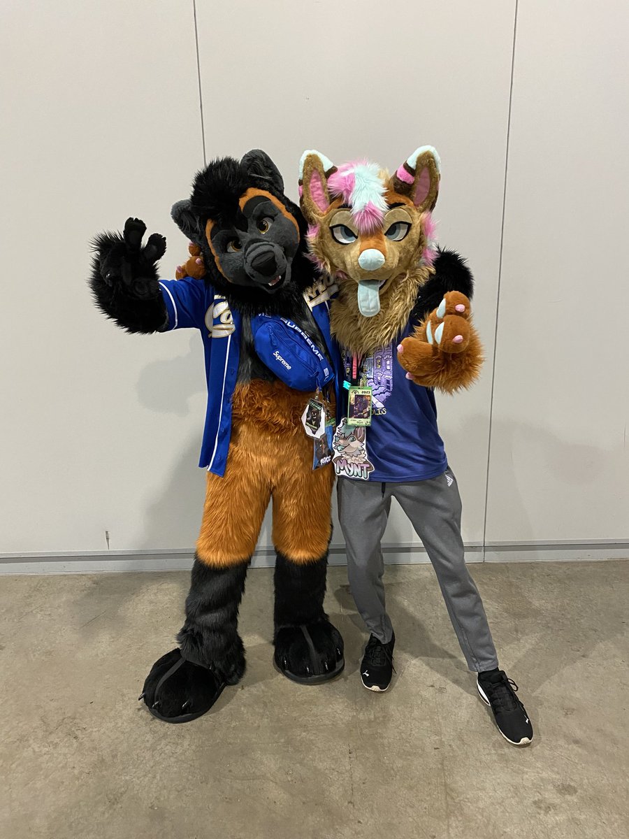 MyntFur's tweet photo. Cute pics with a @_royce taken after the #Anthrocon parade! https://t.co/QEl9EEaeE5