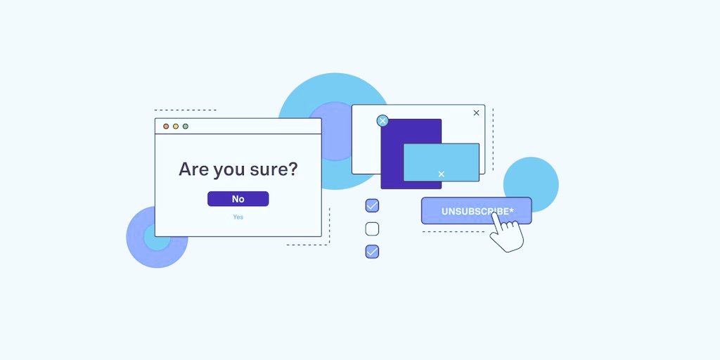 Nishh0401's tweet photo. Some of the examples are making cancellation buttons "X" hard to see &amp; click, compelling users to create an account to finish reading a webpage or transaction,making unsubscription tough,popping up auto-played ads,comparing customers &amp; silently charging after free trials end. https://t.co/aTMd5PcWCx