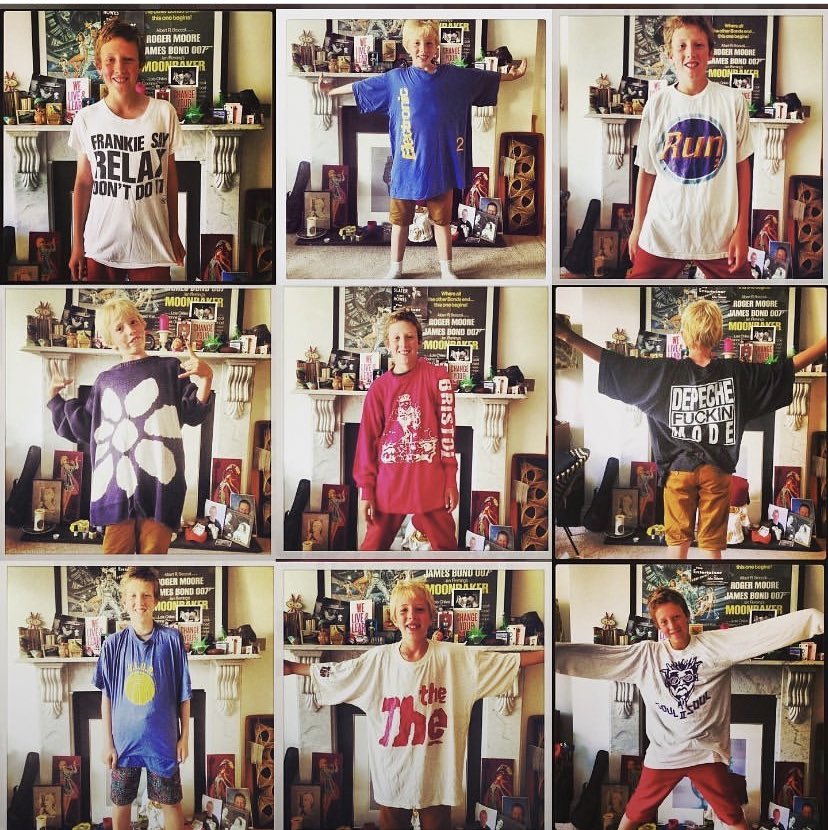 dickydrew's tweet photo. 10 Years ago I got my kids to don some of my old band T-shirts. Today the boys humoured me again.
#tshirt @ZTTRecords @neworder @wearejames @JazzieB @depechemode @thethe @blurofficial #tribeofone #bristol https://t.co/zq7W9BoLBt