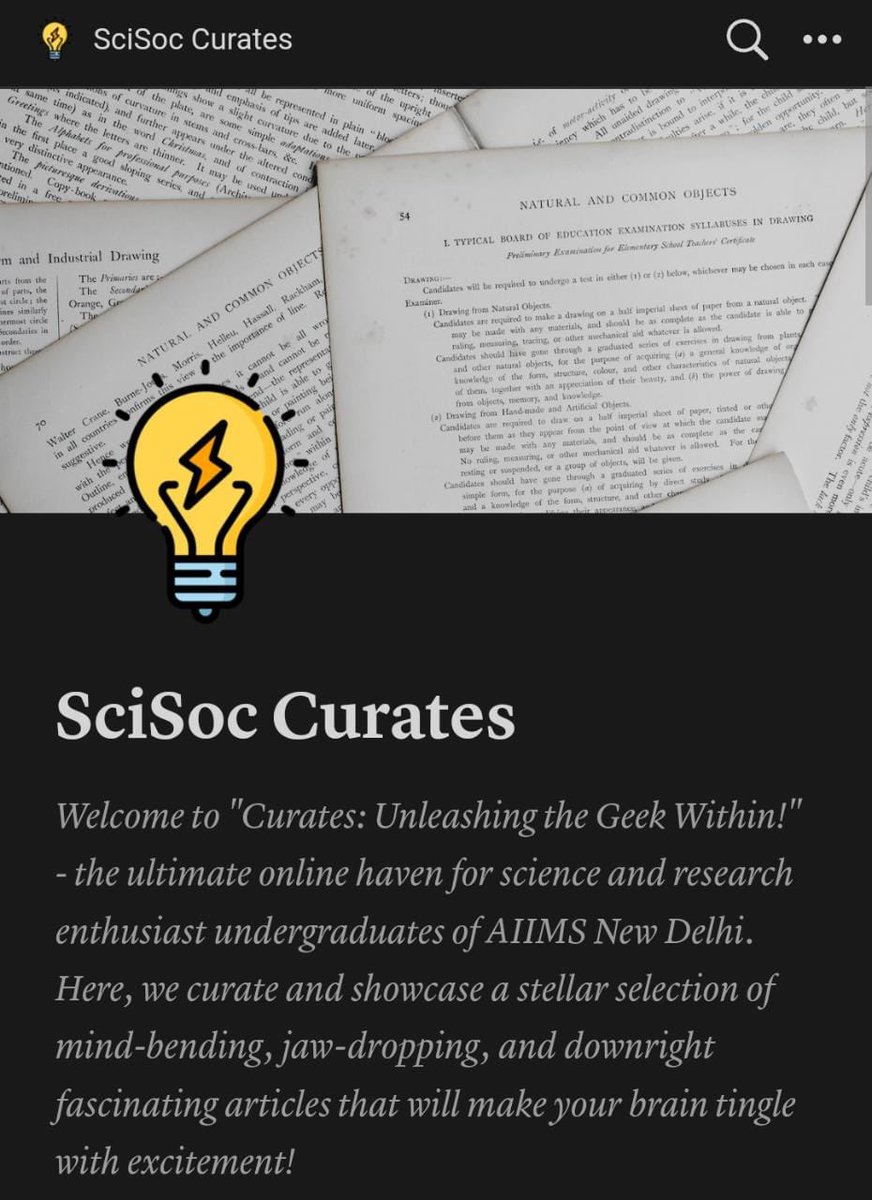 The Scientific Society, AIIMS New Delhi tweet media