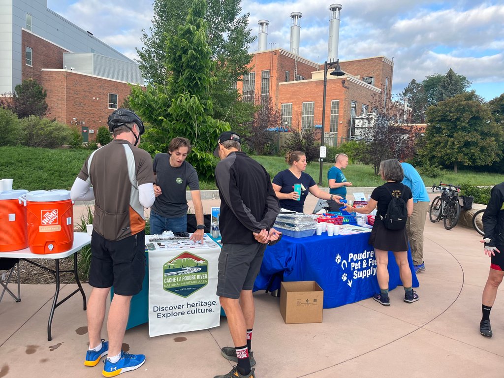 We had a great time participating in this year’s #BiketoWorkDay with @poudrepetfeedsupply &amp; @summitdogtraining 🚴‍♀️

Thank you to everyone that stopped by!
.
.
.
.
#biketowork #poudreriver #fortcollins #coloradosummer #goodvibes