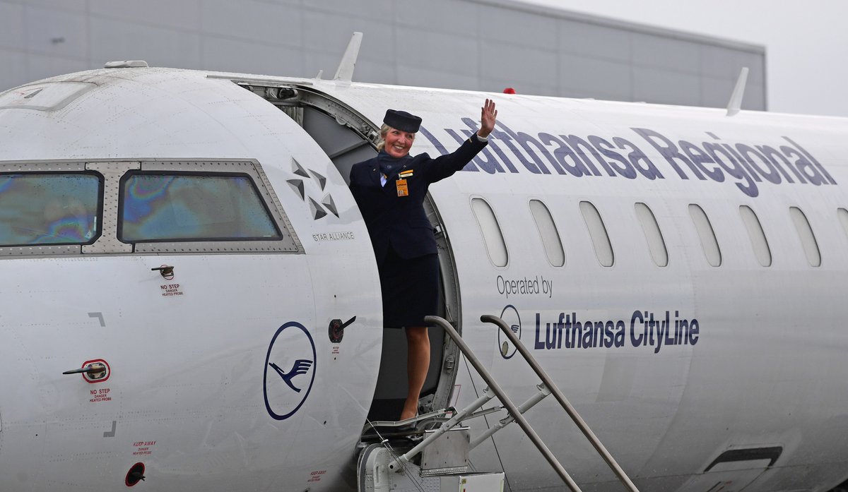 LPL_Airport's tweet photo. A historic day at Liverpool John Lennon Airport, as we welcomed Lufthansa for the first time in May 2022.
The German airline begin direct flights to Frankfurt, with onward connections to six continents, restoring our link with the world.
📸 Colin Lane
#LPL90 https://t.co/JmQsoArLaC