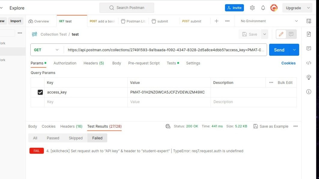 techmannih's tweet image. 👉 Postman api testing 💥
🥴 one test failed #postmanapi
#postman
#API制限 #API
