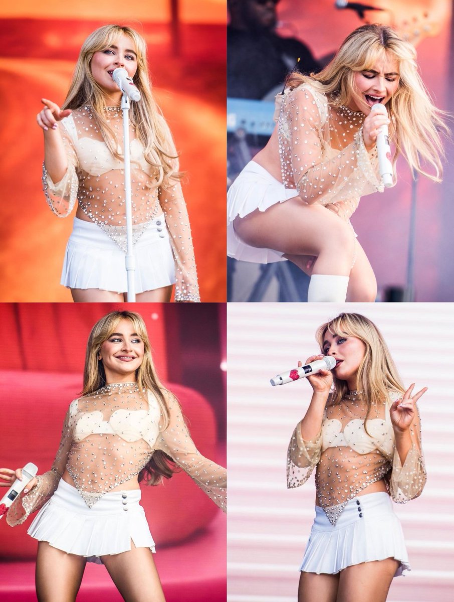 lookinsabrina's tweet image. can we talk about how beautiful sabrina carpenter's stage presence is like