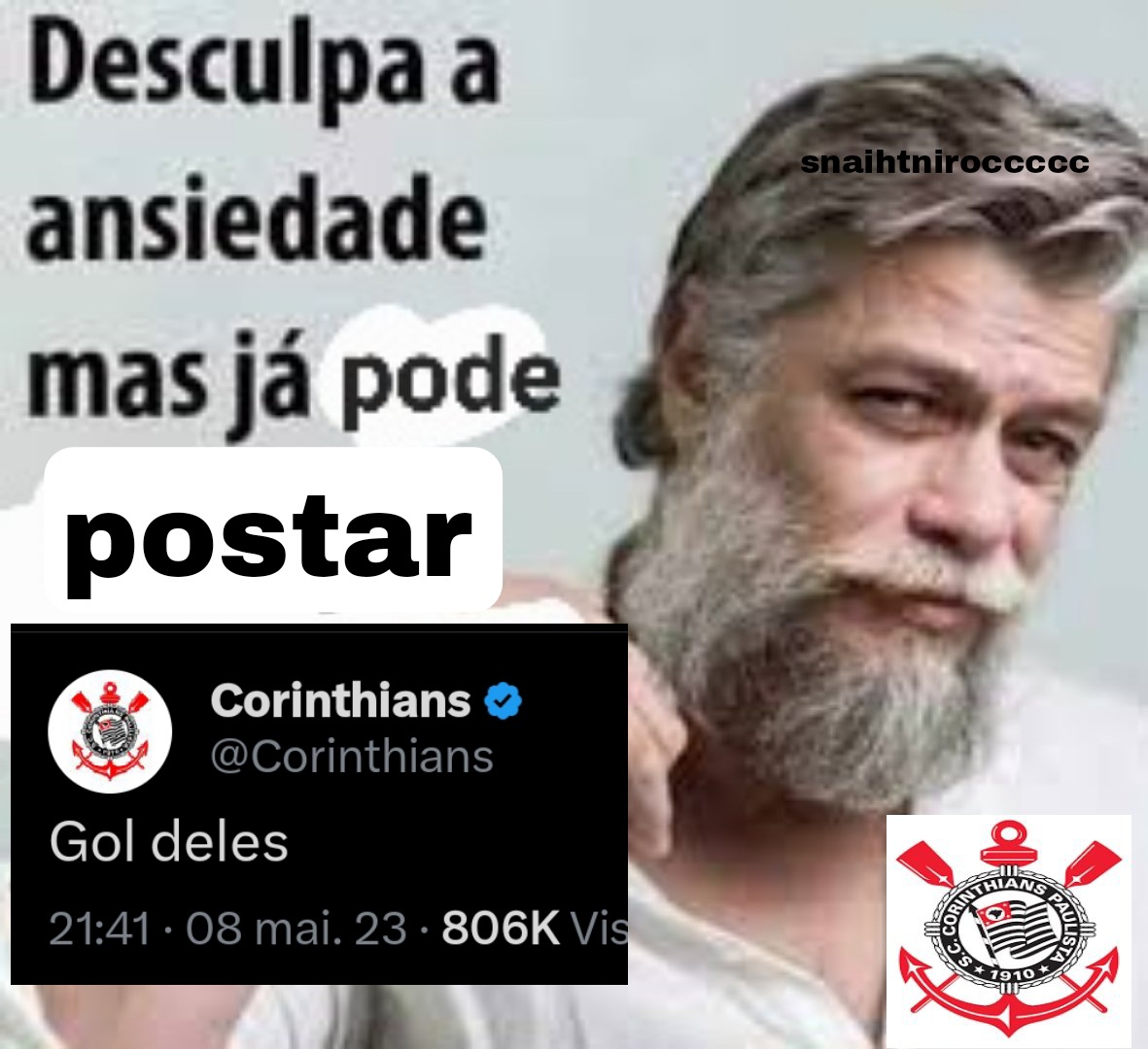 SccpCyell10's tweet photo. @Corinthians Sabia não https://t.co/2s5LaNbioD