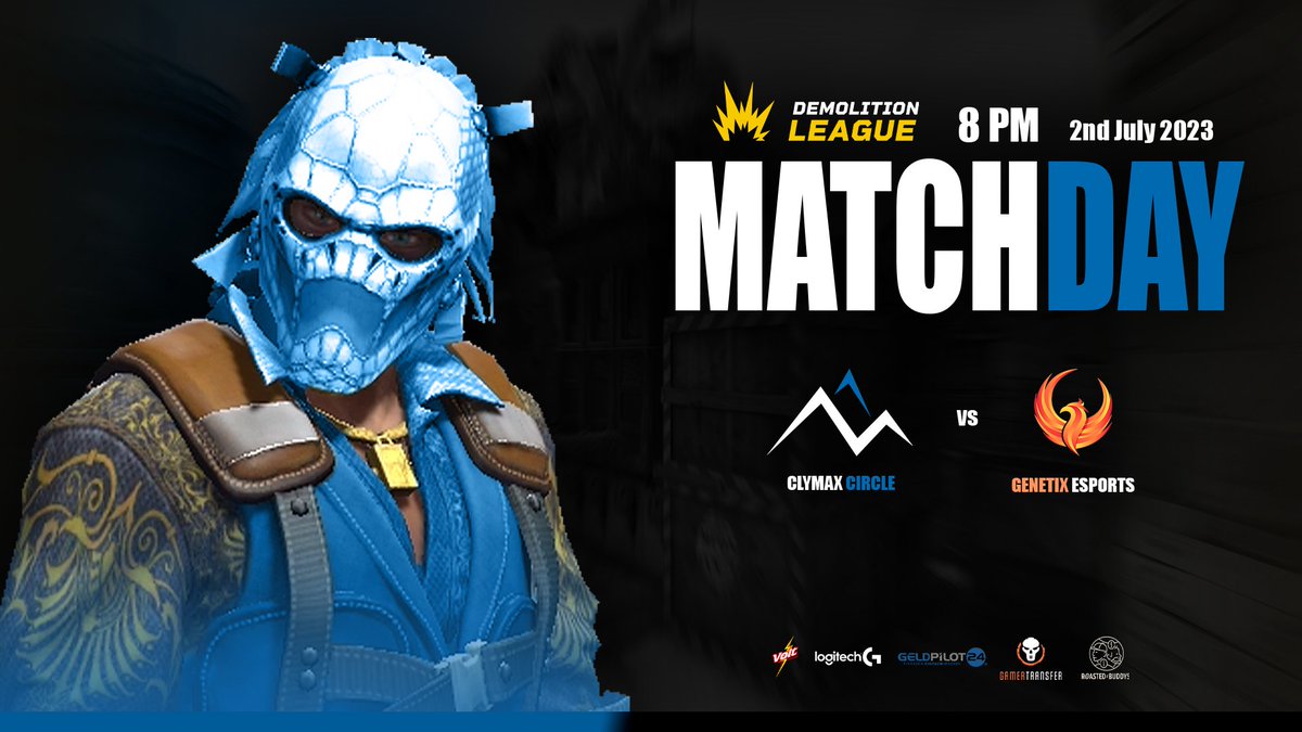 🔥MATCHDAY🔥
🏆<a href="/Demo_League/">Demolition League</a>
🆚#CLX Circle vs #Genetix eSports
⏰20:00 Uhr
🎙️@R4gy2

📺: twitch.tv/juno2go
#clymax #climbup #logitech #voltcola #roastedbuddys #geldpilot24