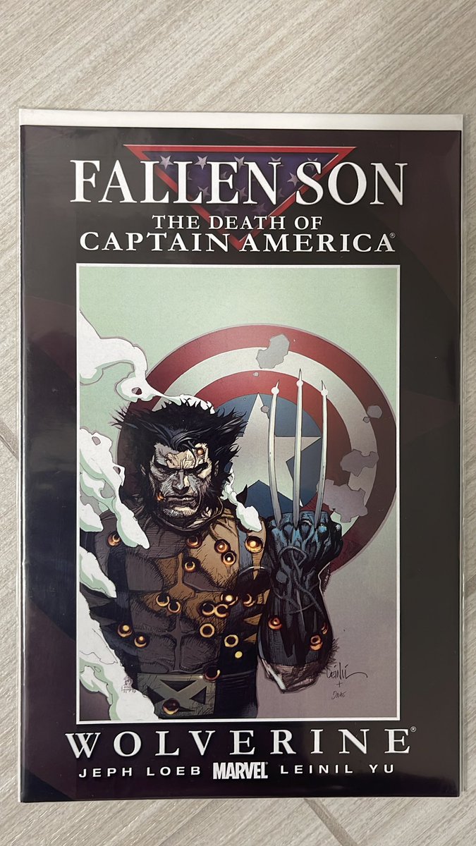 rholmes0520's tweet image. More #MarvelComics #shortbox greatness on this Sunday!  This is a good one!  It’s Fallen Son The Death of Captain America. How these characters dealt with with this huge event at the time. First up, Wolverine!  By Loeb and Yu…