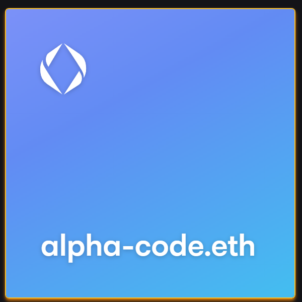 kushari96's tweet image. alpha-code.eth~Opening to offers 🔥🔥👇
Like/RT/Follow🙏🙏
#ENS #ensdomains #alphacode #ensvision $ENS #ensdomain