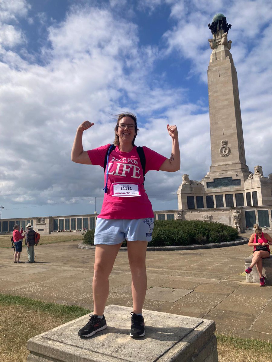 GraceBenjamin91's tweet photo. I did the @raceforlife 5k run in Southsea this morning 

https://t.co/5SZRGK3A0m

#raceforlife2023 #raceforlife5k #raceforlife #cancerresearchuk #crukraceforlife #crukraceforlife2023 #Southsea https://t.co/uL574juJQu