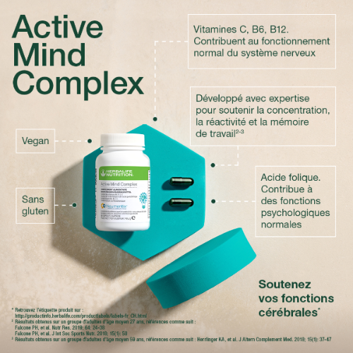HerbalifeRnto's tweet photo. 🐘🧠 Une mémoire d’éléphant ! Booste tes fonctions cognitives avec le nouveau complément Active Mind Complex @Herbalife. Pour plus de concentration, de réactivité et de mémoire ▶️ https://t.co/FGXMdyoHYH
#Herbalife #boostyourmind #restezconcentre https://t.co/vEPHfgEDpa