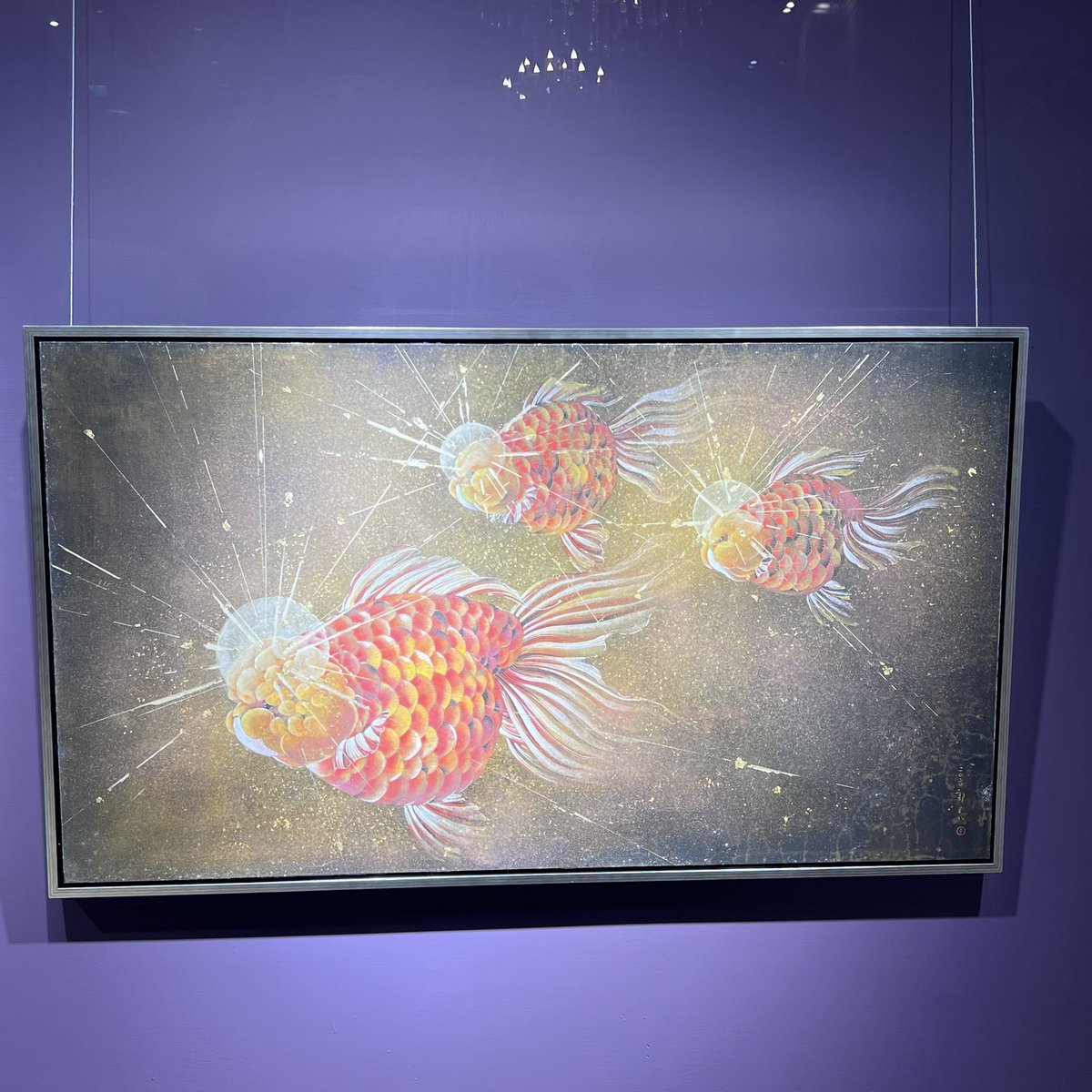 jshow77's tweet photo. 「觀物生輝」郭羲膠彩創作大展
貓頭鷹三國梟雄系列、花魚系列都是熱門搶手作品,福壽魚及貓頭鷹都帶有吉祥、富貴、平安吉兆,讓藏家更是愛不釋手!
#ISFORART #藝術經紀 #策展 #藝術行銷 https://t.co/TkyWJOpGQ6