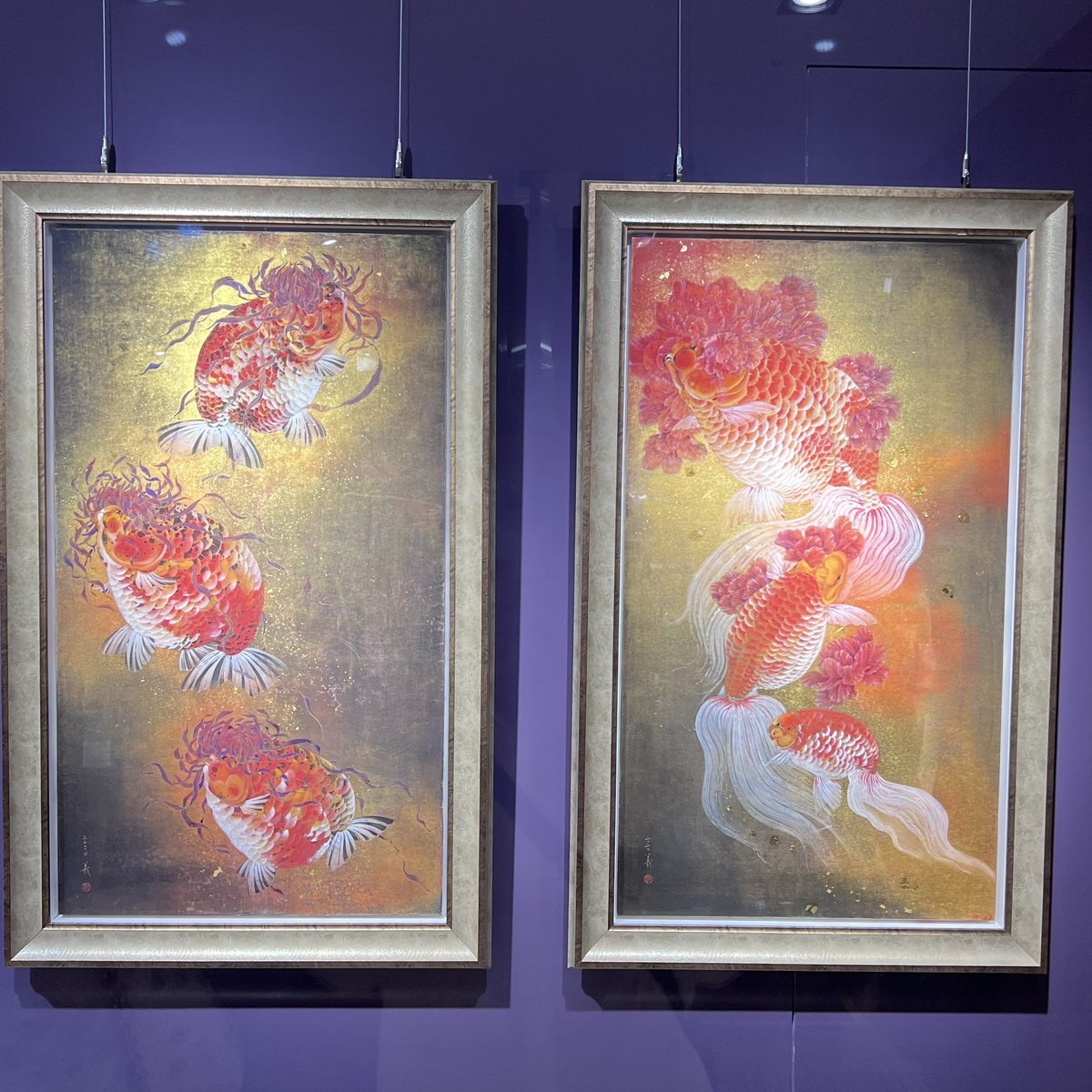 jshow77's tweet photo. 「觀物生輝」郭羲膠彩創作大展
貓頭鷹三國梟雄系列、花魚系列都是熱門搶手作品,福壽魚及貓頭鷹都帶有吉祥、富貴、平安吉兆,讓藏家更是愛不釋手!
#ISFORART #藝術經紀 #策展 #藝術行銷 https://t.co/TkyWJOpGQ6
