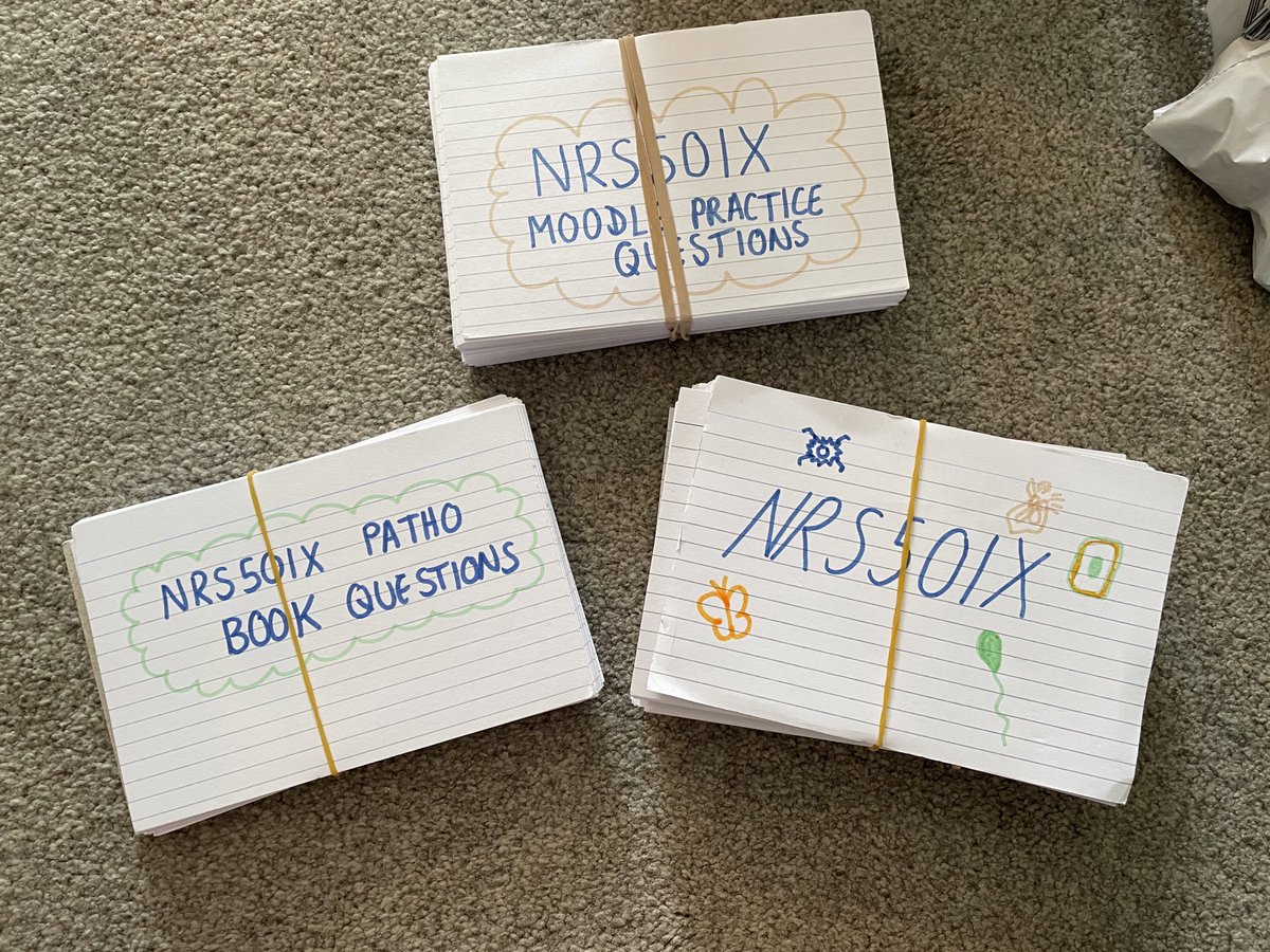 Would anyone doing a summer resit or about to go into year 2 find these useful for #NRS501? No longer need them and about to move house so they’ll only get recycled otherwise! #punc21 #punc22