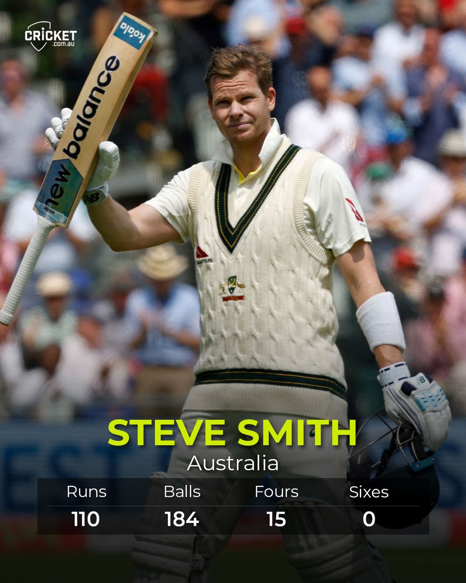 cricketcomau's tweet image. Steve Smith is Player of the Match for his first-innings century.

#Ashes