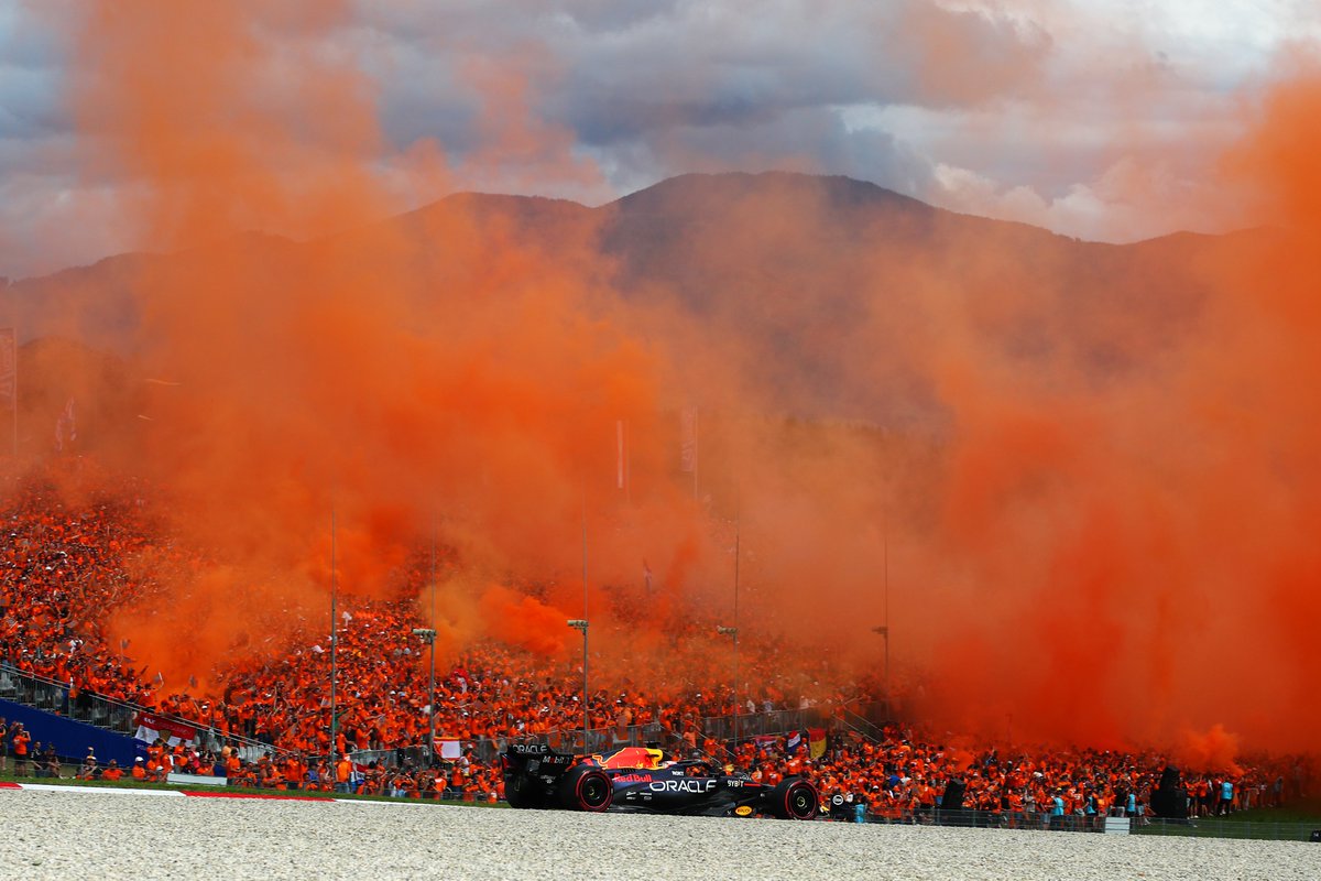 When Red Bull Ring turns 🧡 #AustrianGP