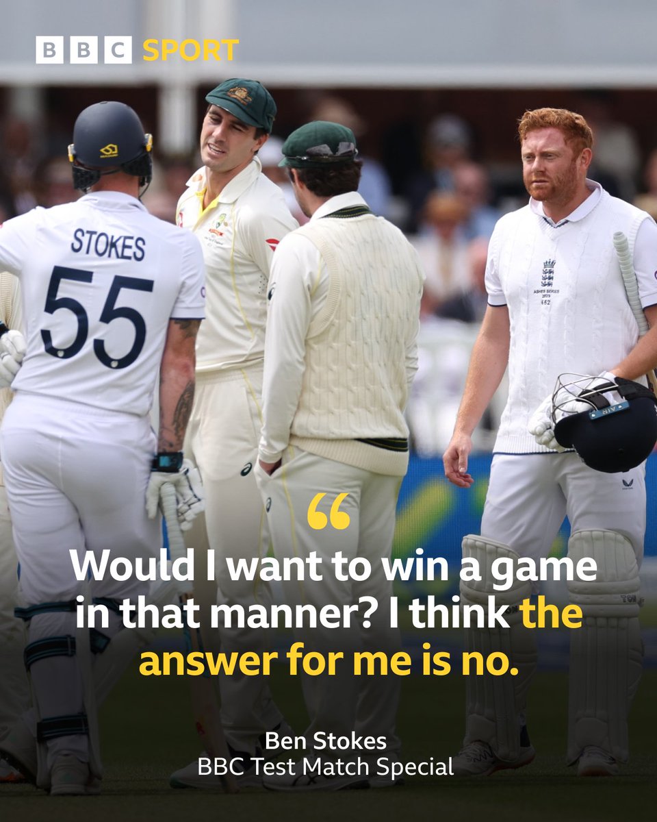 The England captain reacts to the controversial dismissal of Jonny Bairstow. 

#BBCCricket #Ashes