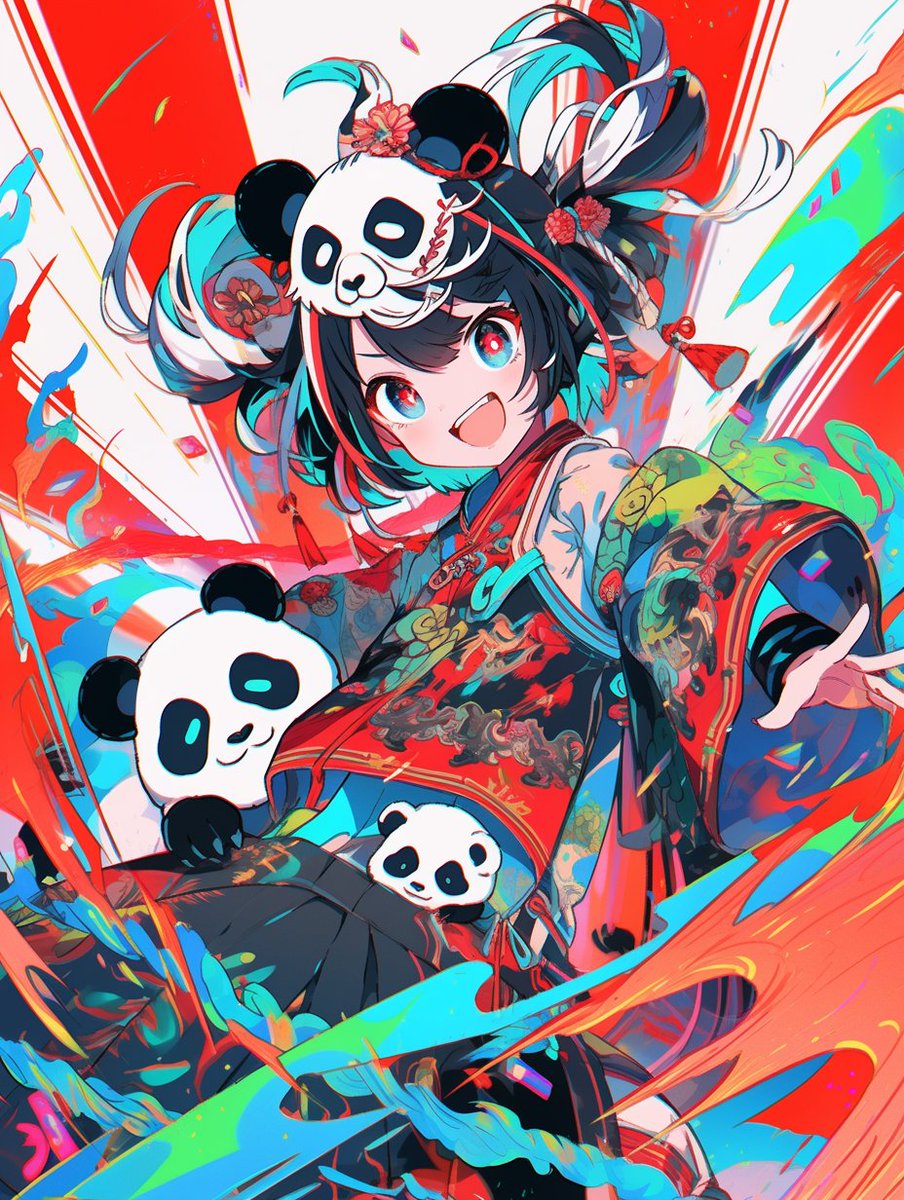 menda_ai's tweet photo. おっはよ〜ございまーすっ🐼
#AIイラスト #AIart #nijijourney https://t.co/PYUASLjoDO